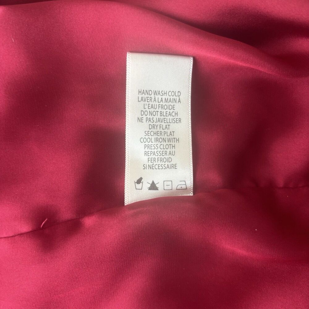 Red Black Womens Damask Dress Size M Velvet Ornate Cocktail Romantic Tapestry - Picture 13 of 15